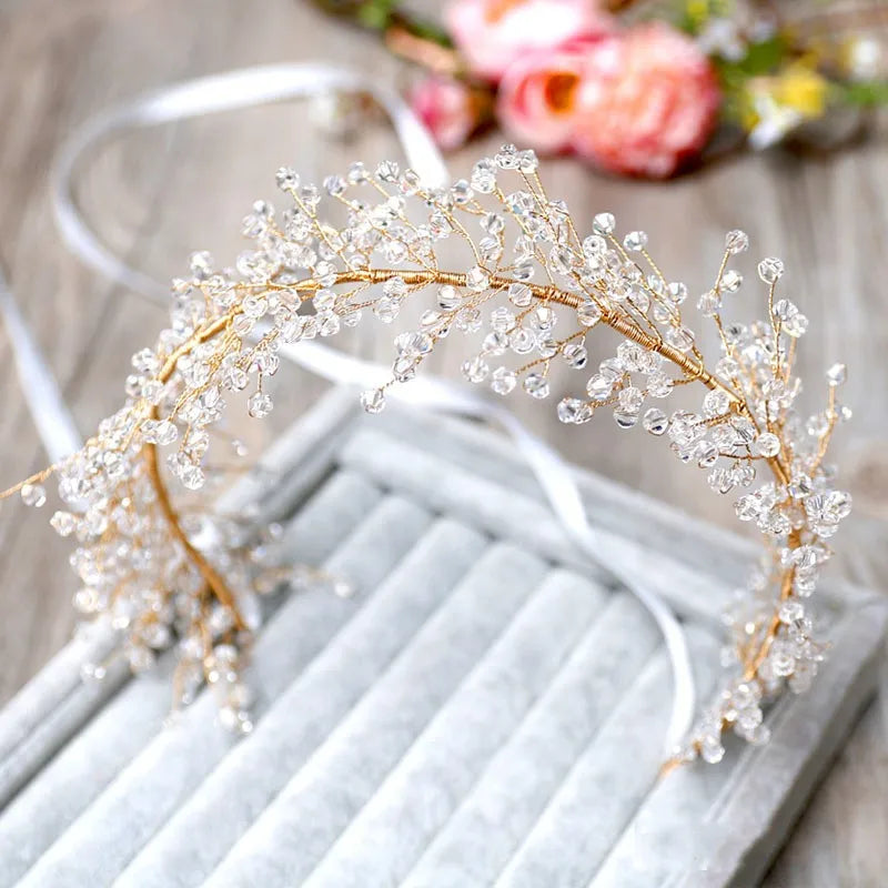 Tiara Full Pérolas ou Crystais
